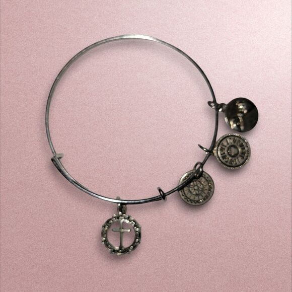 Alex and Ani Charm Bracelet Christian Promise Charms - Picture 3 of 4
